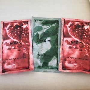 Wen Shampoo: 2oz (2) Pomegranate, (1) Tea tree